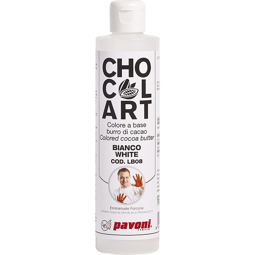Pavoni Coloured Cocoa Butter -  White - 200g